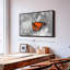 «Orange Butterfly Wonder Wall Art»-962422535