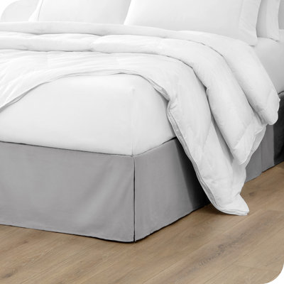 Jupe de lit plissée 15 po sur mesure