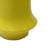 Ziva Modern Decorative Vase with Flared Base, Yellow Ceramic 9 Inch