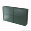Armoire murale en verre 47,25 po à quatre portes