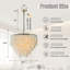 Lustre Pettisville Farmhouse Coastal Shell / Capiz-1866115936