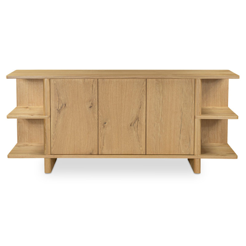 Casey Sideboard Rustic Oak, Brown