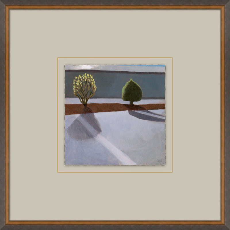 Parking Lot Shrubbery in Spring - Small