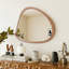 Miroir mural asymétrique, grand miroir de taille-89136088