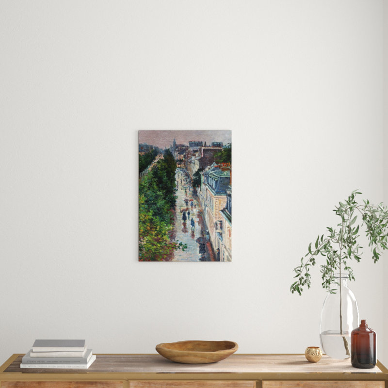 Maximilien Luce Parisian Street - Frameless Print, 59.4 x 42cm