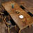 American-style rectangular solid wood dining table-1009525494
