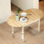 Table de salle à manger pliable en bois de pin - peu encombrante, réglable en hauteur, pour 4 à 6 personnes, parfaite pour les repas et les activités