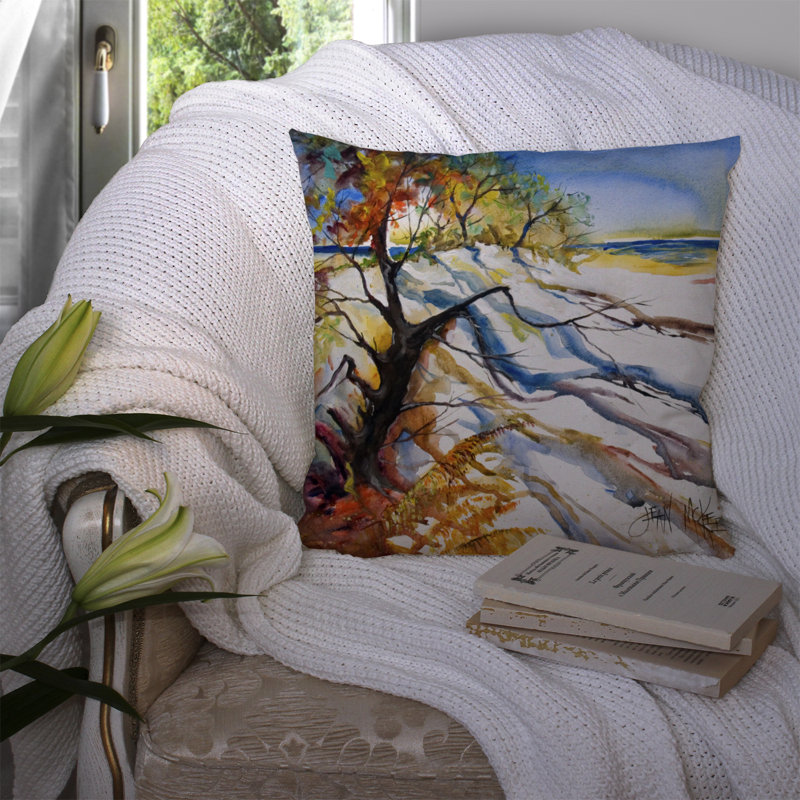Coussin intérieur / extérieur 'Sand Dune, H 14 po x l 14 po x P 4 po