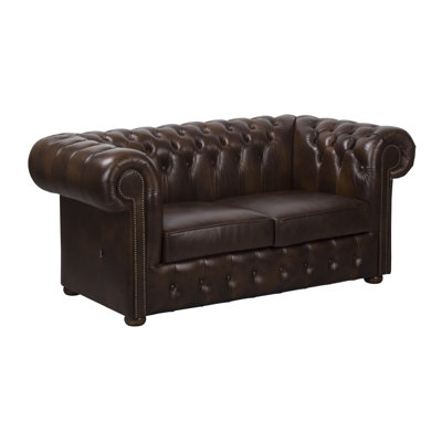 Tamberg 2 Seater Genuine Leather Loveseat
