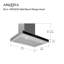 Hotte murale rectangulaire 30 po en acier inoxydable avec veilleuse Ancona WRC630