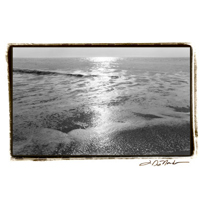 Ocean Sunrise IV - Wrapped Canvas Print