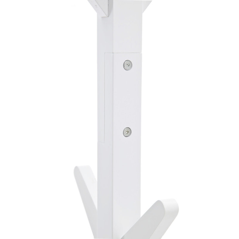 Heaton Freestanding Coat Rack, White