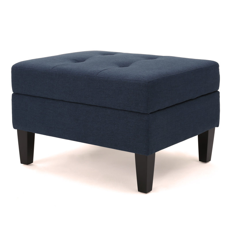 STORAGE OTTOMAN, Navy Blue