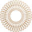 Médaillon de plafond en bois ajouré 30 po x P 11/8 po x T 3/8 po, bouleau-63411773-63411772