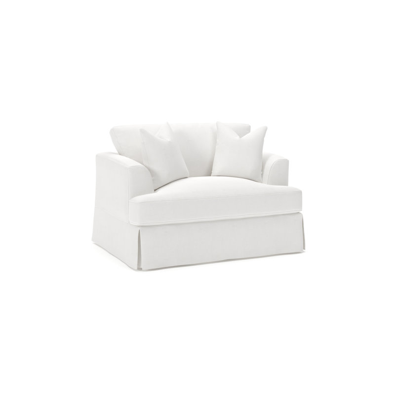 Chaise et demi Lucia, Tissage Drusky Moonglow Sustain®