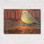  «Yellow Bird» par Bebe Keith, art mural en métal, 36 po x 24 po-1290776620