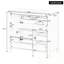 Meuble-lavabo avec lavabo, 3 tiroirs et tablette réglable-278589137