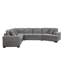 Canapé modulaire rembourré en U de 149 po Modern Modern-106027095