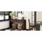 TREXM Rustic Wooden Console Table with Storage Drawers and Open Shelf - Elegant Entryway Table