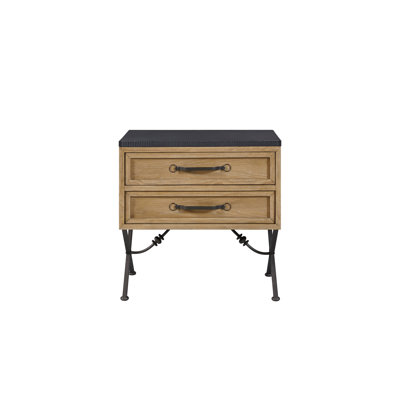 2 Drawer Nightstand - Almond