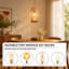 Amirali 1 - Light Rattan Farmhouse Bohemian Single Pendant
