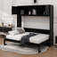 Lit escamotable double avec armoires