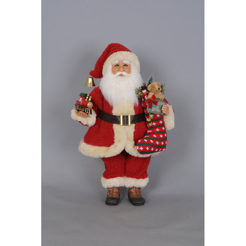 Christmas Train Santa Figurine