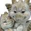 Silvan Dragon Polyresin Garden Statue