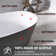 Acrylic Freestanding  Soaking Bathtubs 67'' x 29.5'' Double Slipper Stand Alone Tub in Matte Grey with Side Drain