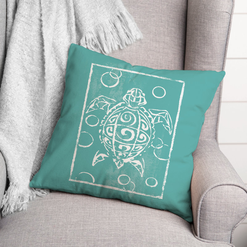 Throw Pillow, Teal