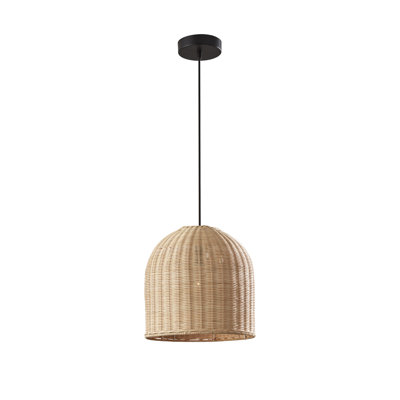 Luminaire suspendu en forme de dôme à 1 lumière Zac