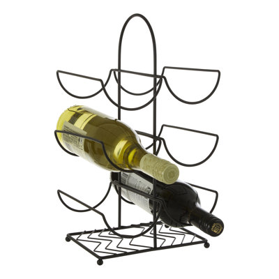 Mattingly Tabletop Wine Bottle Rack in Black