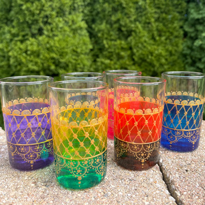 6 pièces 5 oz. Ensemble de verrerie