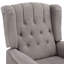 Fauteuil inclinable classique à dossier poussé de 29,5 po de large avec dossier et rivets (ensemble de 2)-1185911634