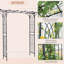 Exquise arche de treillis de jardin en métal pour un rehaussement extérieur polyvalent