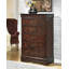 Lit-bateau Alisdair, commode, miroir, commode et table de chevet-657583451