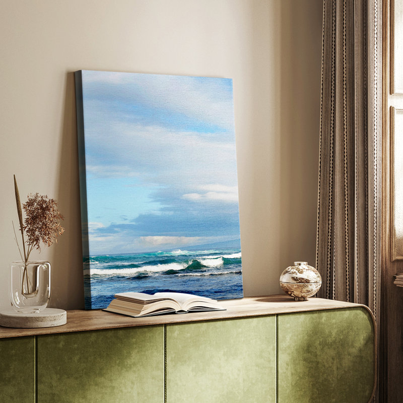 Bleu infini - Cavas enveloppés de galerie, H 36 po x l 24 po