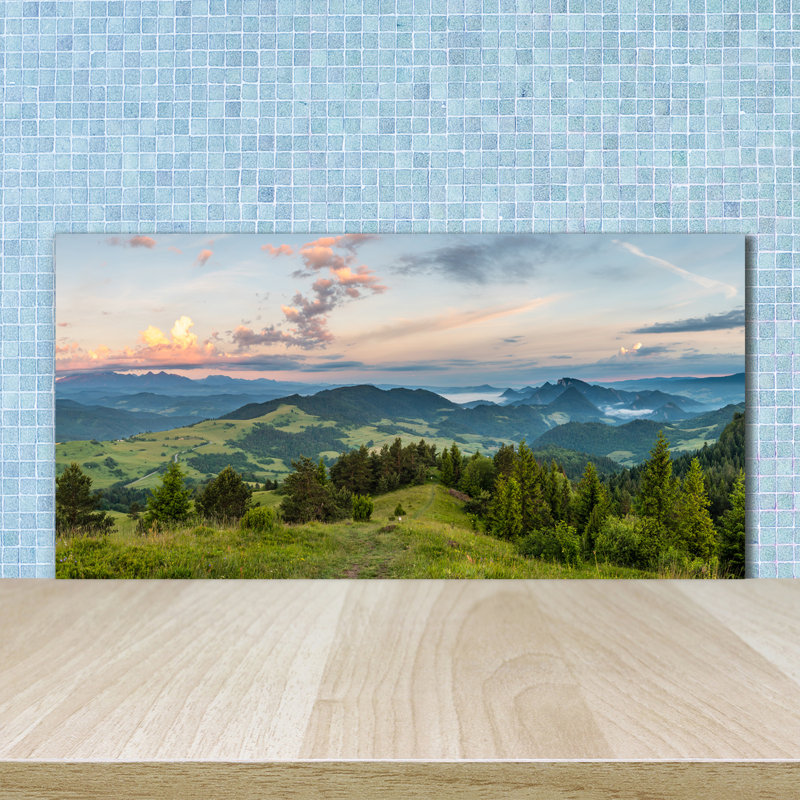 50cm W x 100cm L Glass Peel and Stick Panel
