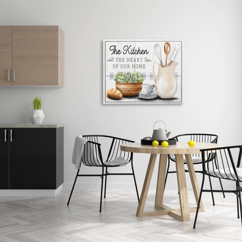 Bb-004, impression sur toile encadrée Kitchen Heart of Home par Elizabeth Tyndall, H 30 po x l 40 po x P 1,5 po
