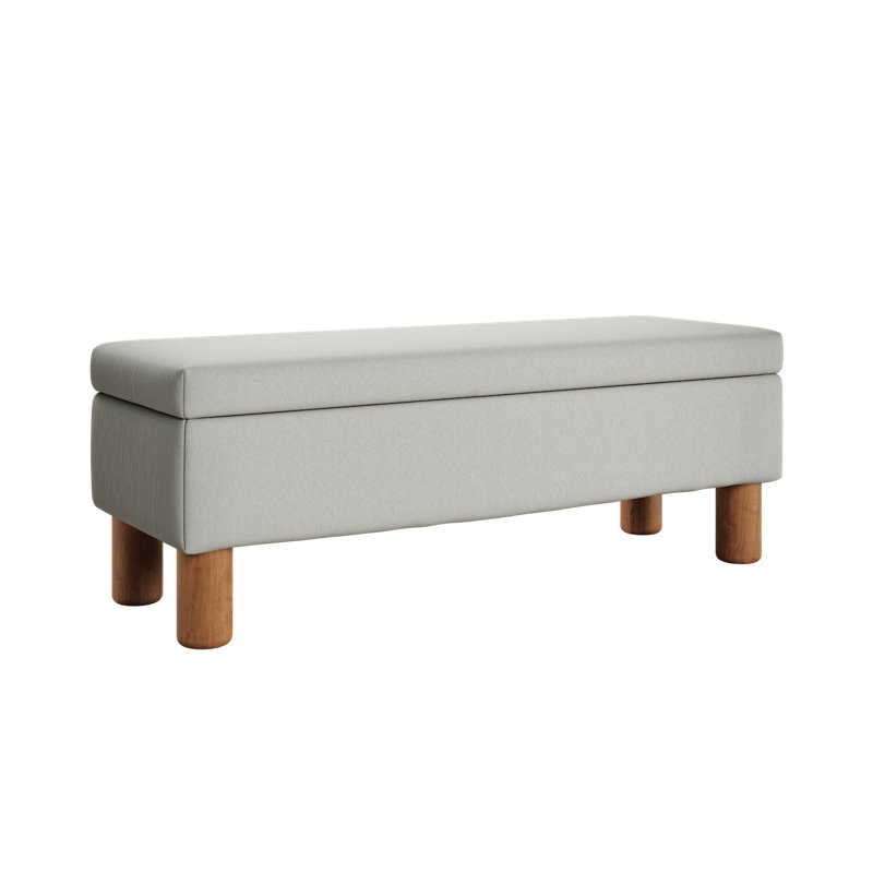 Essential Storage Bench, Moon Upcycled Poly, Cylinder
