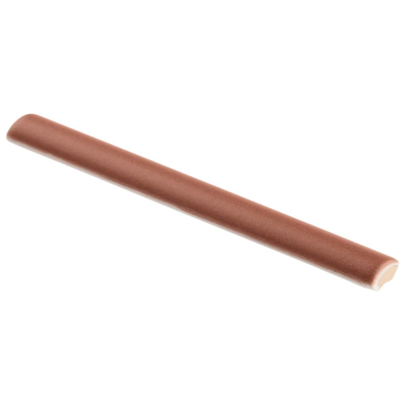 Stacy Garcia Valenova 0.47 In. X 4.64 In. Matte Ceramic Bullnose Wall Tile (0.01 Sq. Ft. / Each), Clay Terracotta