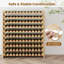 Solid Wood Standard Wine Bottle Rack Yellow