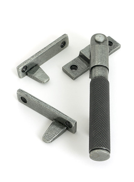 Brompton Night-Vent Locking Fastener, Pewter Patina