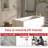 Waterfall Bathtub Faucet,Triple Handle Deck Mount Roman Tub Faucet with Diverter and Handheld Shower-122807604
