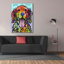 «Dog Is Love» par Dean Russo, estampe numérique sur toile-1749081278