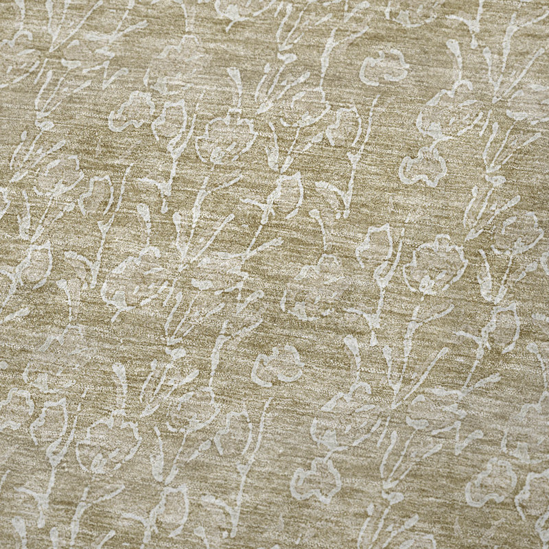 Jeté floral Sherpa ASB691 Addison, Beige