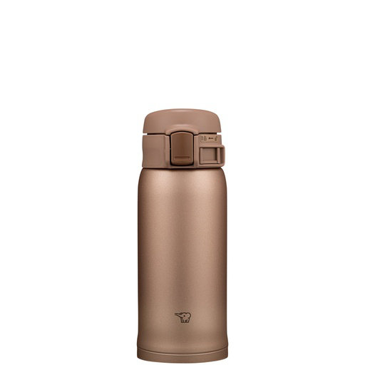 Tasse en acier inoxydable à fermeture à glissière 0,48 L, Or mat, 12 oz