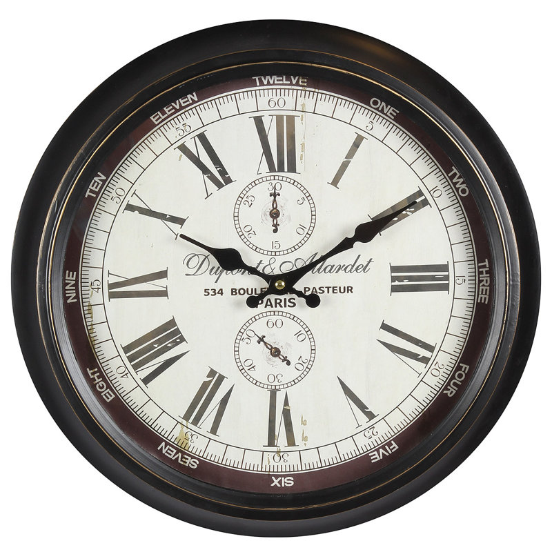 Slaytonville Metal Wall Clock