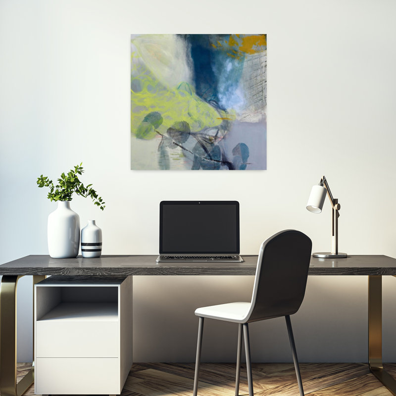 Clearing Space, art contemporain abstrait, H 18 po x l 18 po