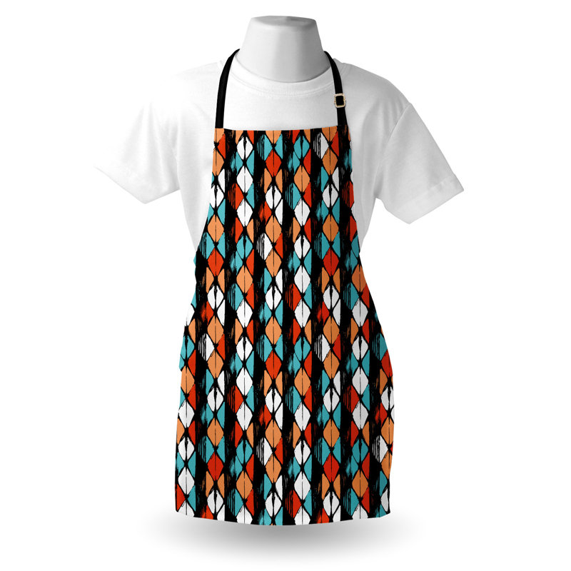 Geometric Bib Apron